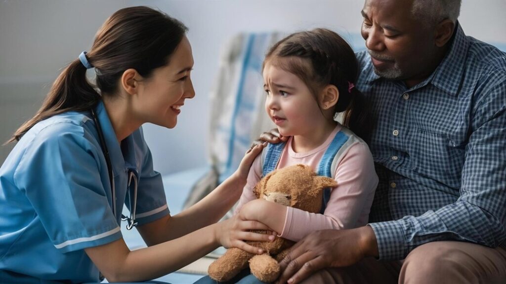 caring-nurse-talking-sad-little-girl-who-came-medical-appointment-with-her-grandfather_926199-2593874.jpg